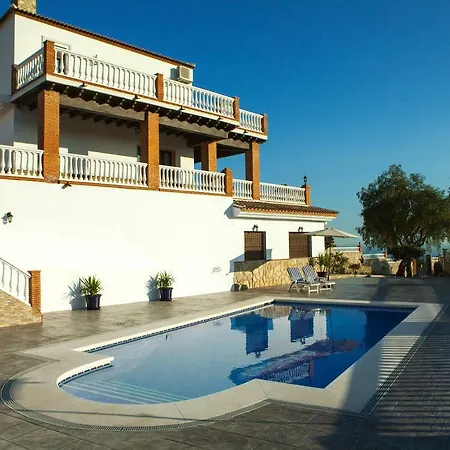 Villa El Palomar Azul With Pool And Sea View Benajarafe Exterior photo