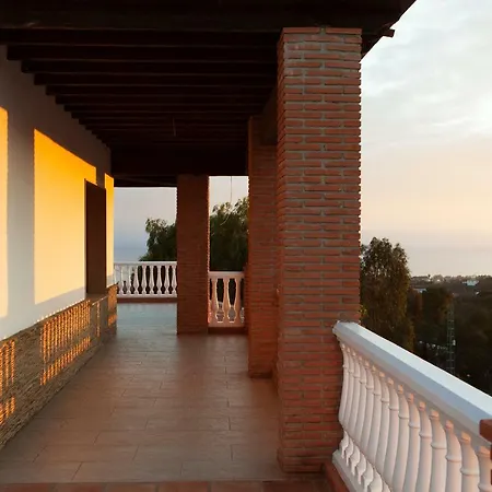 Villa El Palomar Azul With Pool And Sea View Benajarafe Exterior photo